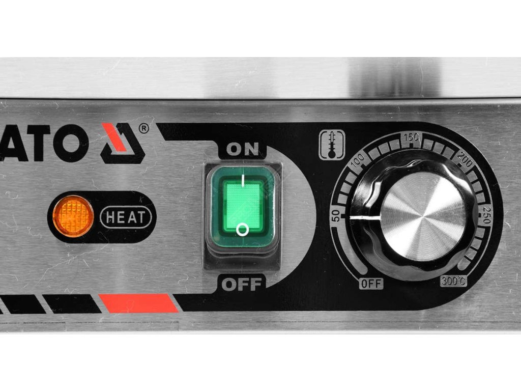 Kontaktní gril dvojitý drážkovaný 3600W 580mm Yato Gastro YG-04560