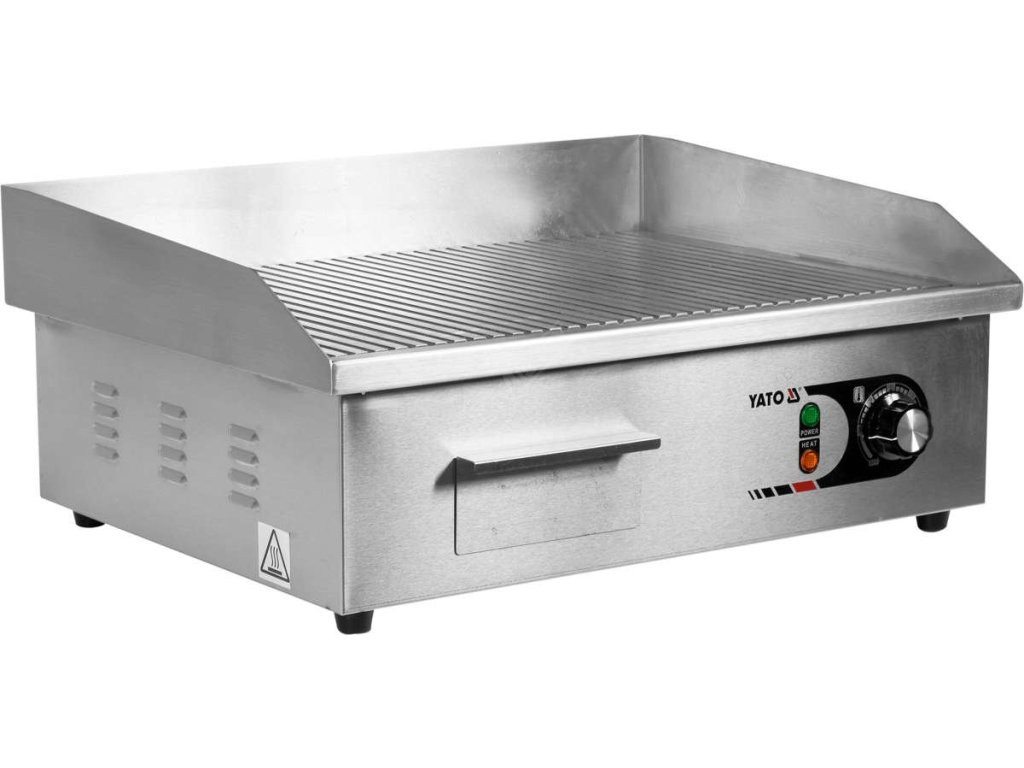 Grilovací deska drážkovaná 3000W 550mm Yato Gastro YG-04587