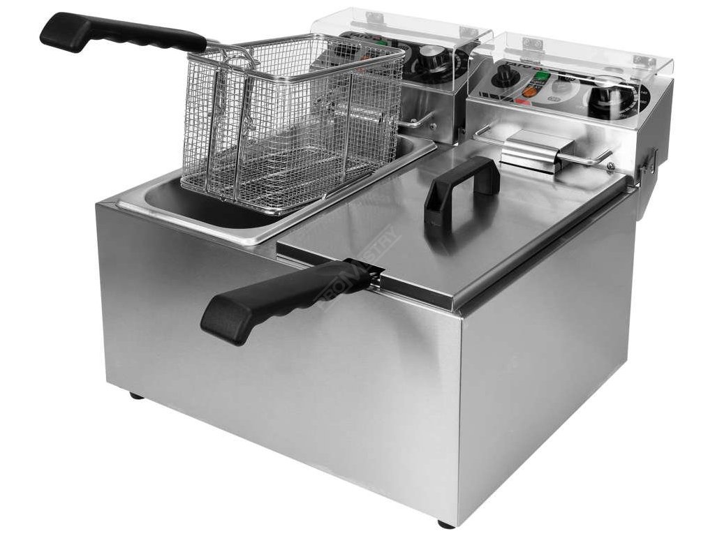 Fritéza dvoukomorová 2x2000W 2x8l Yato Gastro YG-04621