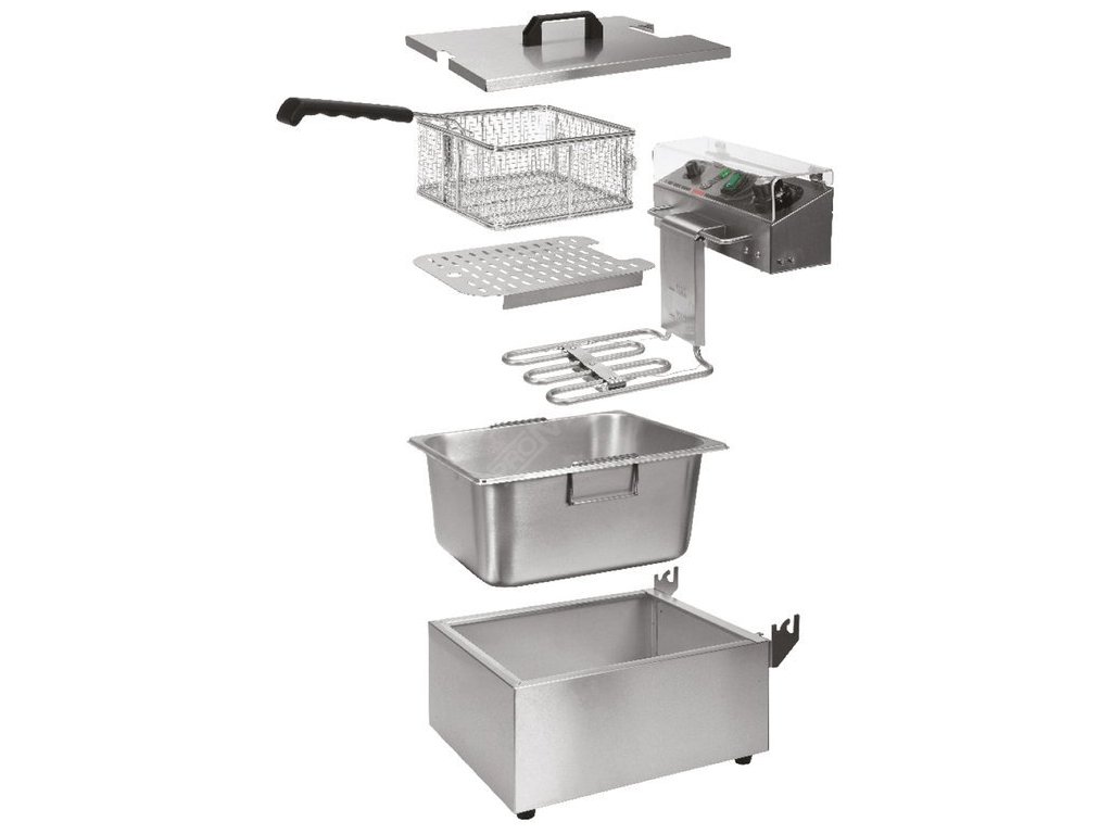 Fritéza dvoukomorová 2x2000W 2x8l Yato Gastro YG-04621