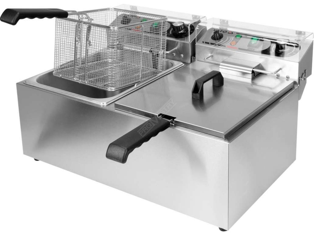 Fritéza dvoukomorová 2x3300W 2x13l Yato Gastro YG-04623