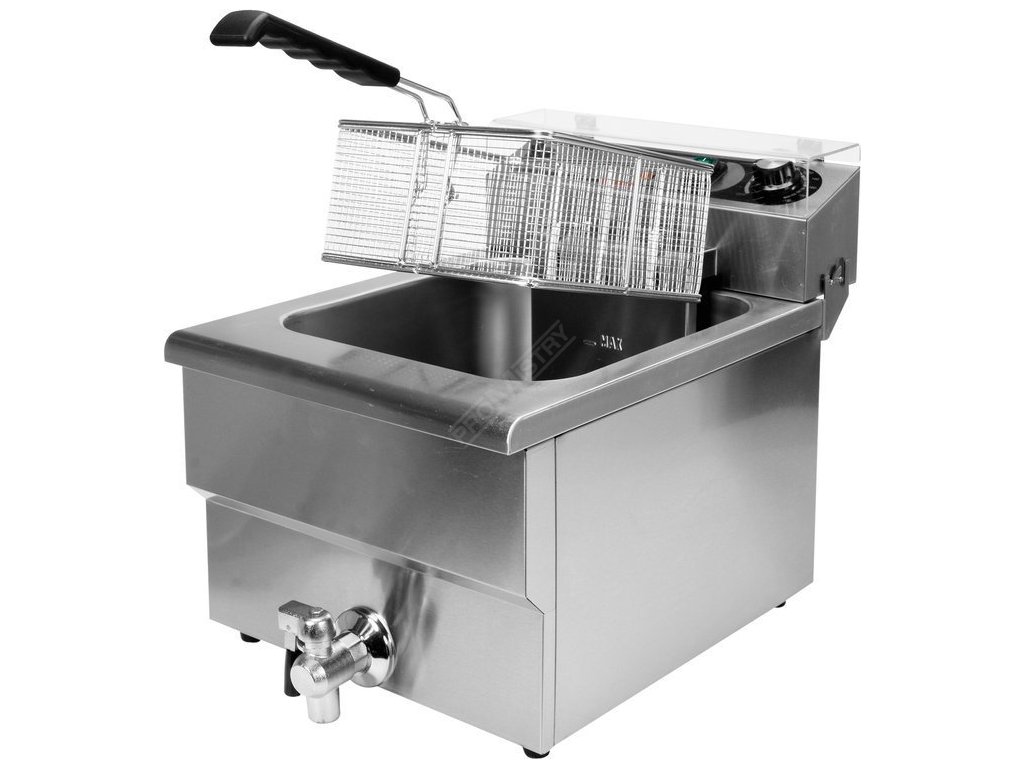 Fritéza jednokomorová s ventilem 5000W 16l Yato Gastro YG-04630
