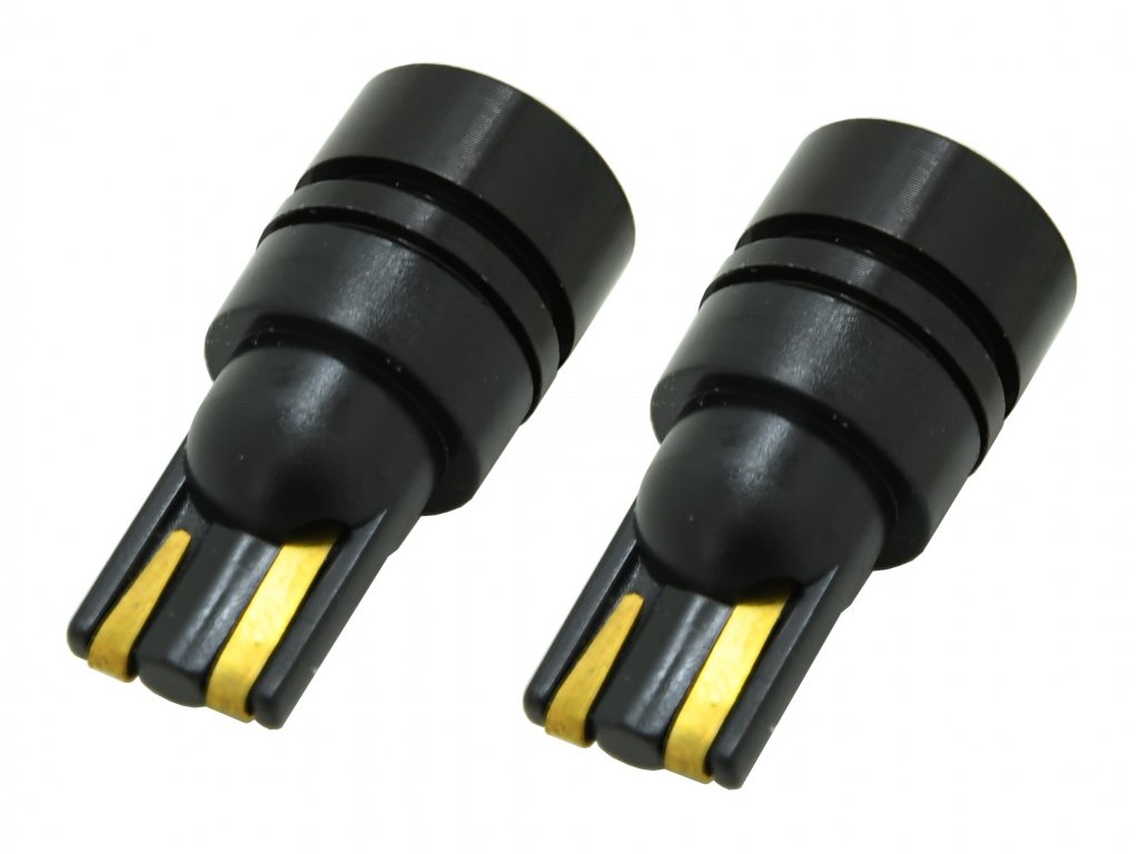 Žárovka 4LED 3030 12V T10 bílá 2ks Compass 33777