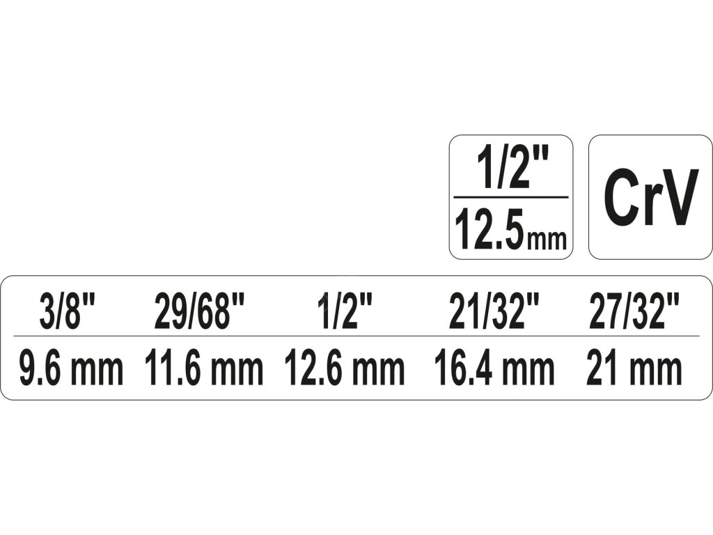 Klíč na radiátorové šroubení 1/2" Yato YT-03317