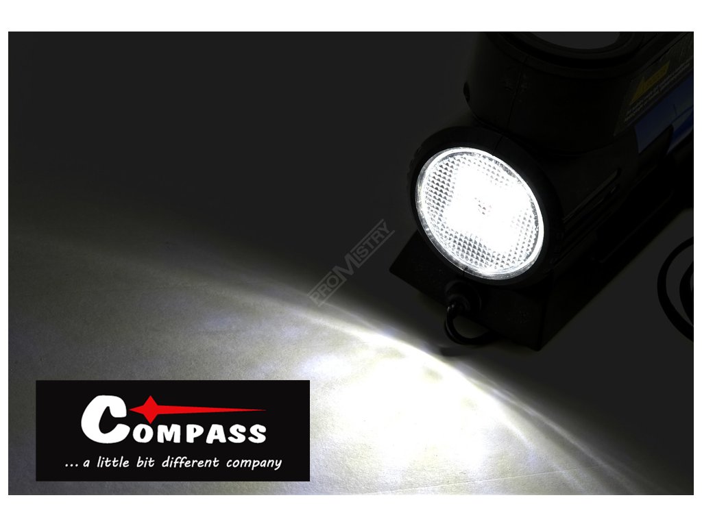 Kompresor 12V DRAME se světlem Compass 07192