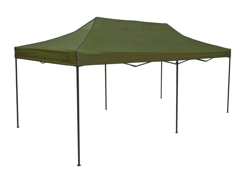 Párty stan nůžkový 3x6m zelený WATERPROOF Cattara 13339