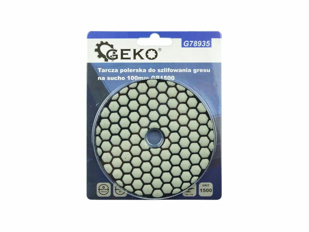 Leštící kotouč na suché broušení kameniny 100mm GR1500 GEKO GEKO nářadí G78935