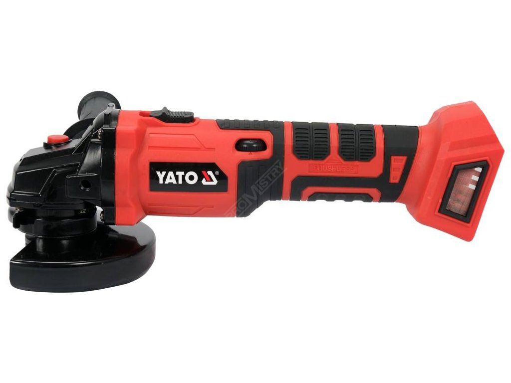 Bruska úhlová AKU 125 mm 18V 2000-9000 ot., bez baterie Yato YT-828291