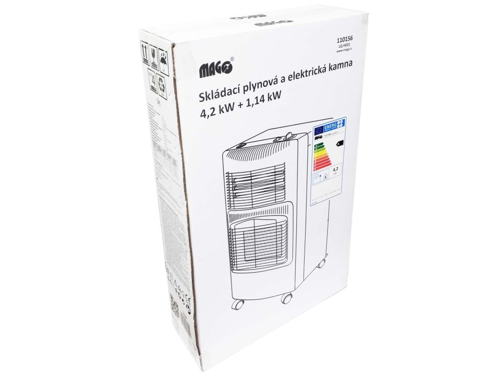 Kombinovaná skládací plynová 4,2kW a elektrická kamna 1,14kW MAGG MAGG 110156