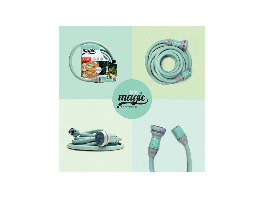 Hadice zahradní 1/2", flexibilní/natahovací, 10m - 30m Idro Easy 2740