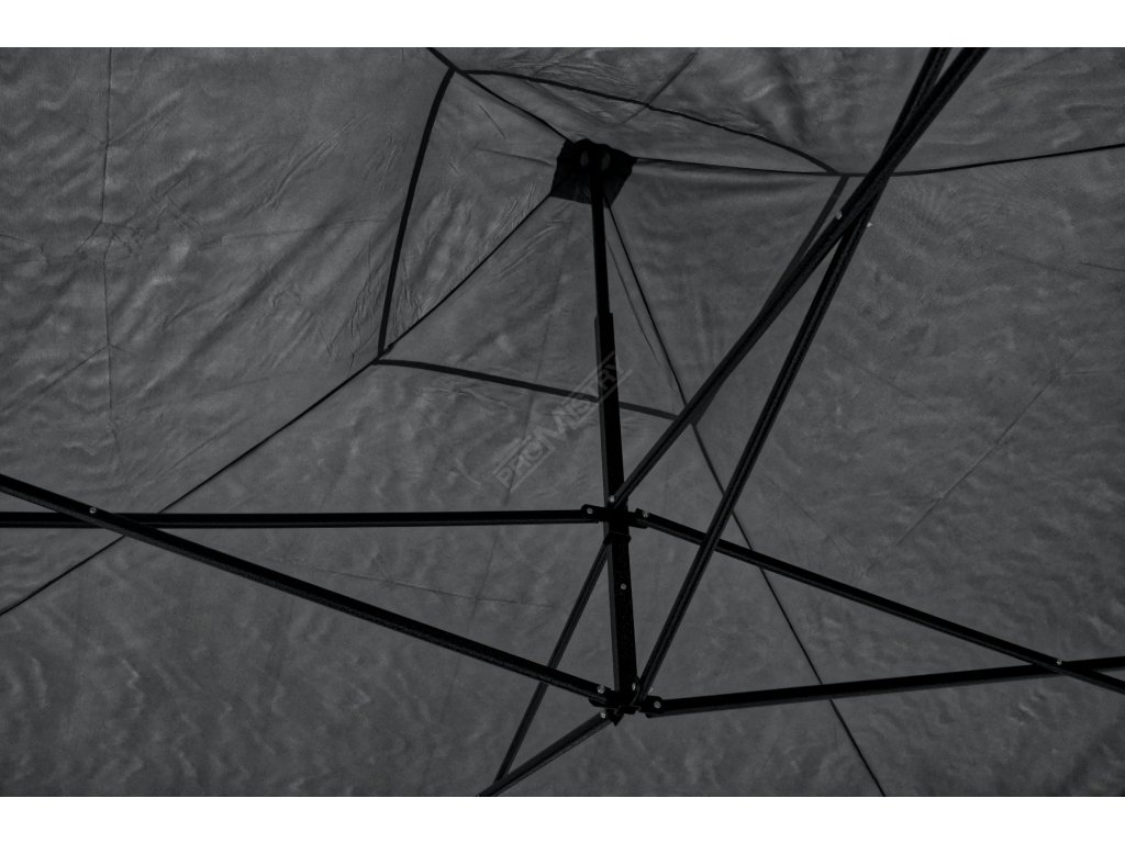 Párty stan nůžkový 3x3m šedý WATERPROOF Cattara 13342