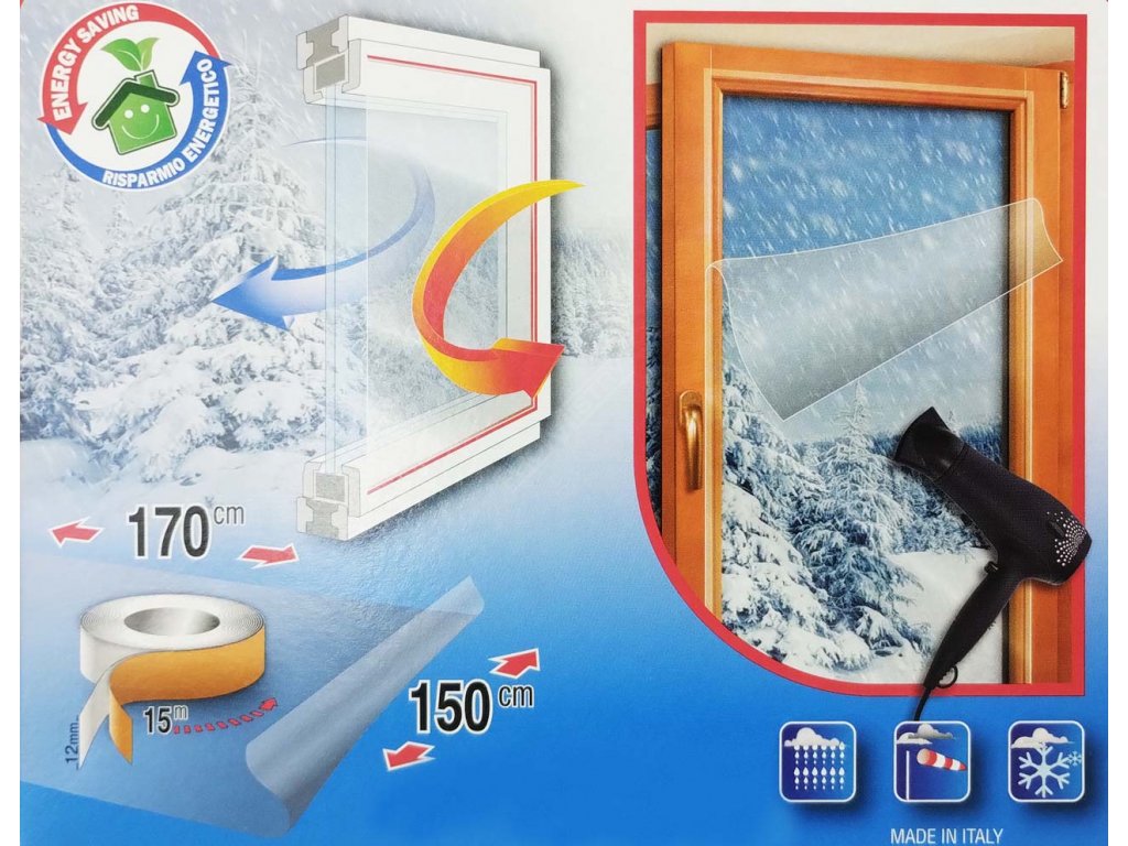 GEKO - Termoizolační okenní fólie 150x250cm GEKO G3200/2
