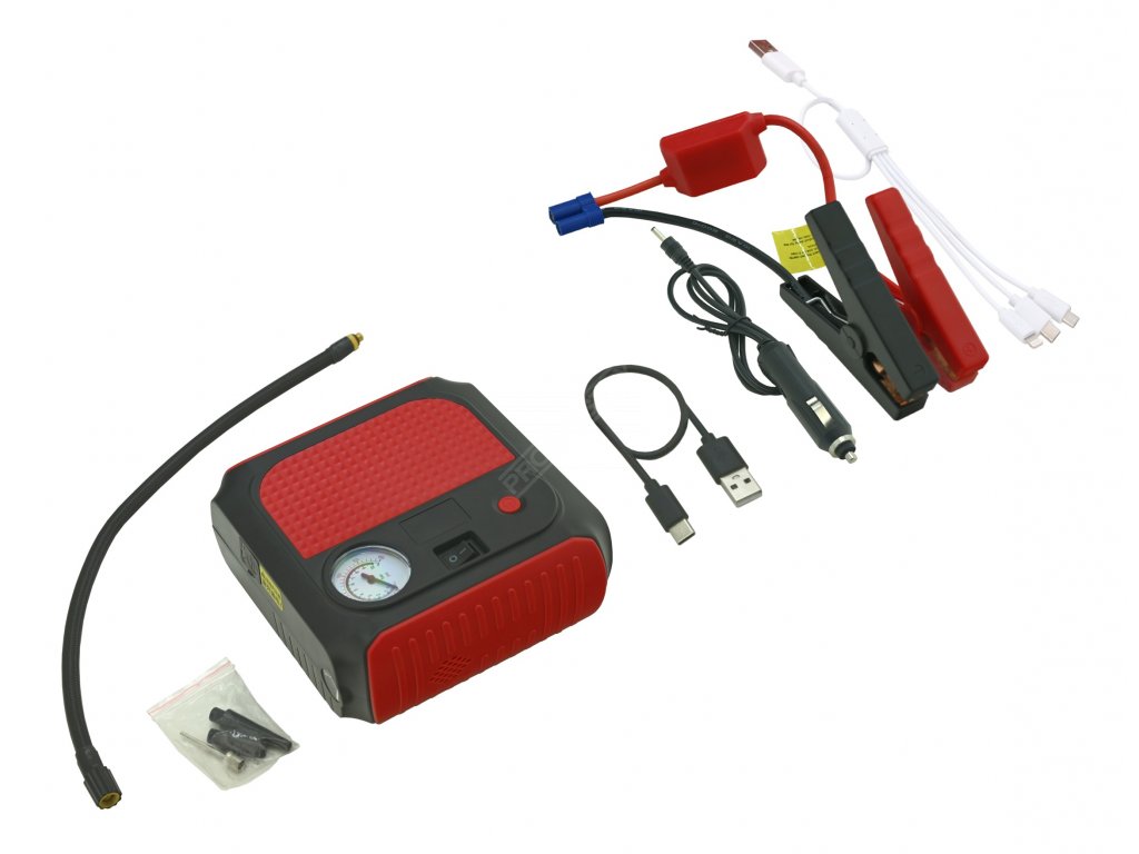 Powerbanka JUMP STARTER 8.000mAh 500A + kompresor Compass 07166
