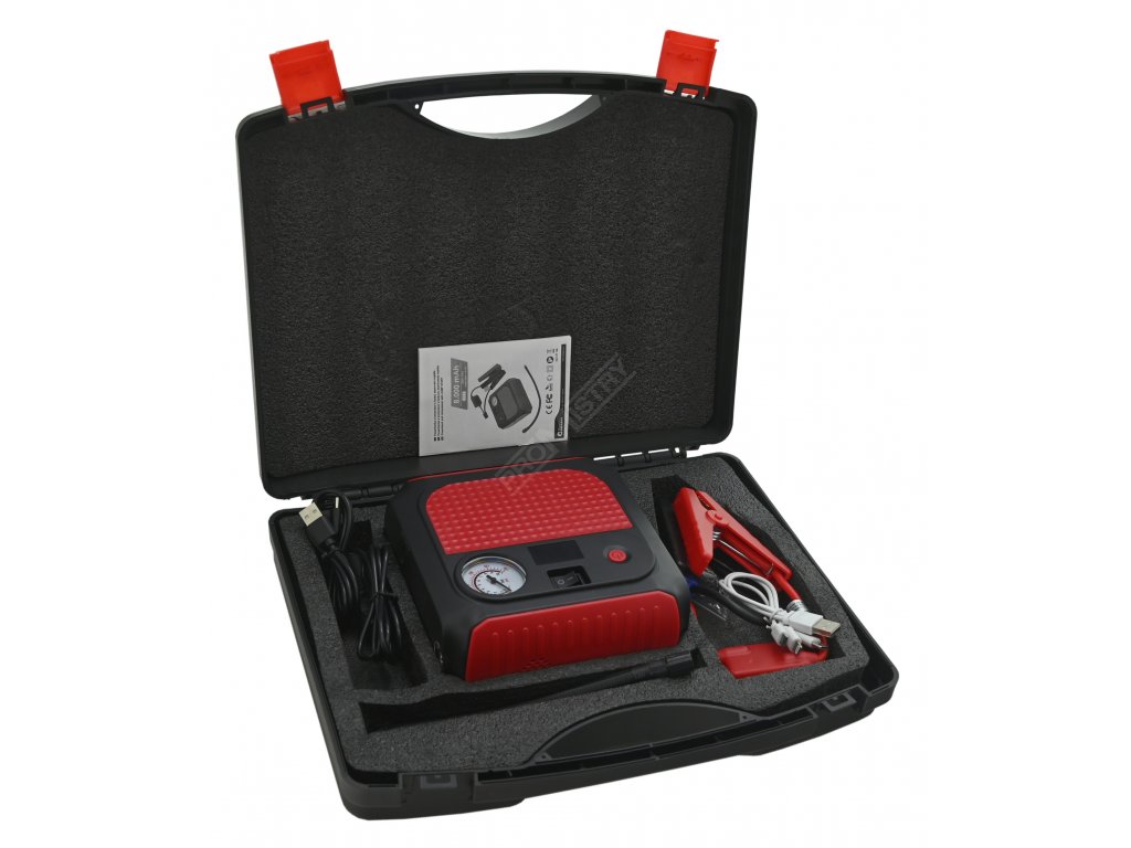 Powerbanka JUMP STARTER 8.000mAh 500A + kompresor Compass 07166