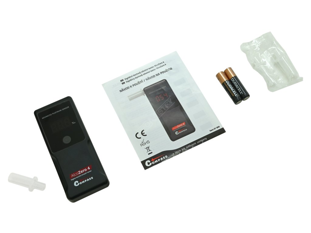 Alkohol tester AlcoZero4 - elektrochemický senzor (CA 35FS) Compass 01909