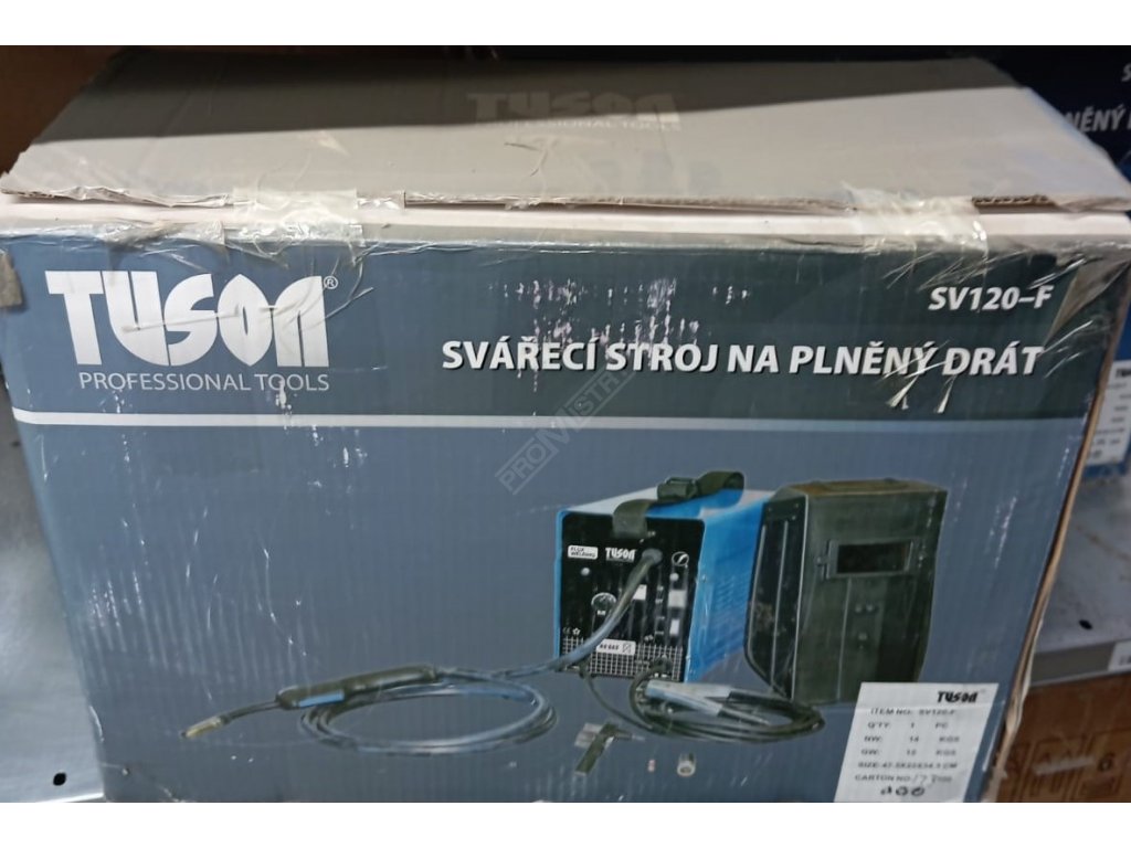 TUSON - Svářecí stroj na plněný drát SV120-F + drát 1099 II. jakost TUSON SV120-F-AK-A
