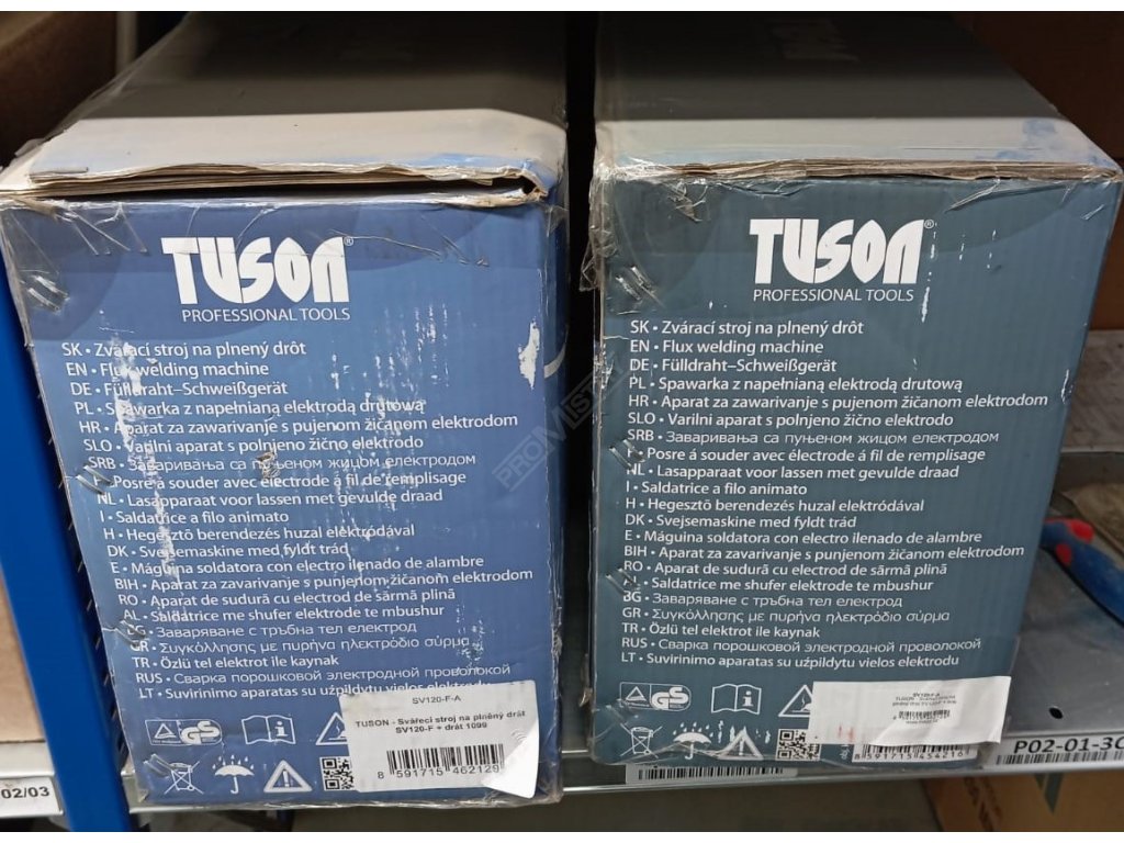 TUSON - Svářecí stroj na plněný drát SV120-F + drát 1099 II. jakost TUSON SV120-F-AK-A