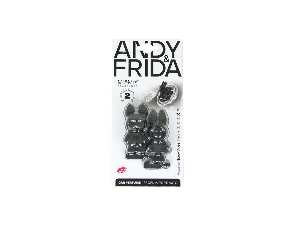 Osvěžovač Mr&Mrs Fragrance ANDY & FRIDA Spicy Vibes Černý amJANDFRI04