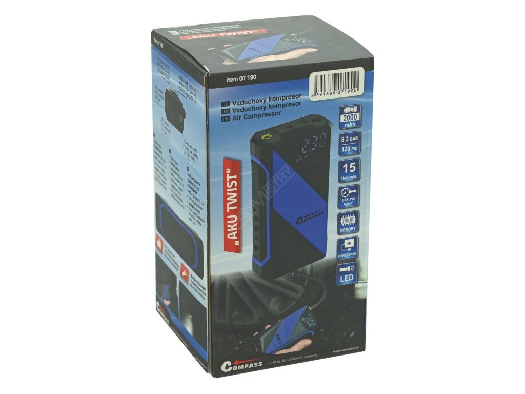 Kompresor AKU TWIST 2000mAh Compass 07190