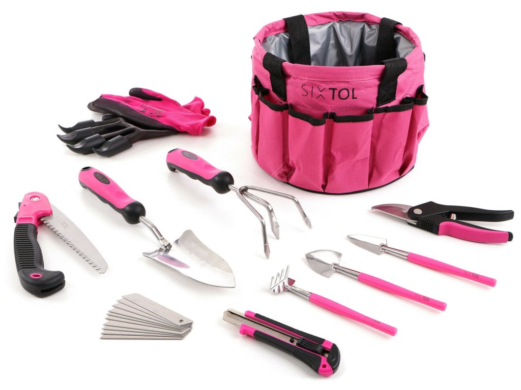 Sada zahradního nářadí GARDEN PINK 10