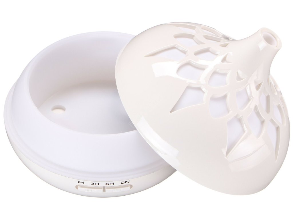 Aroma difuzer Palm bílý lesk 500ml
