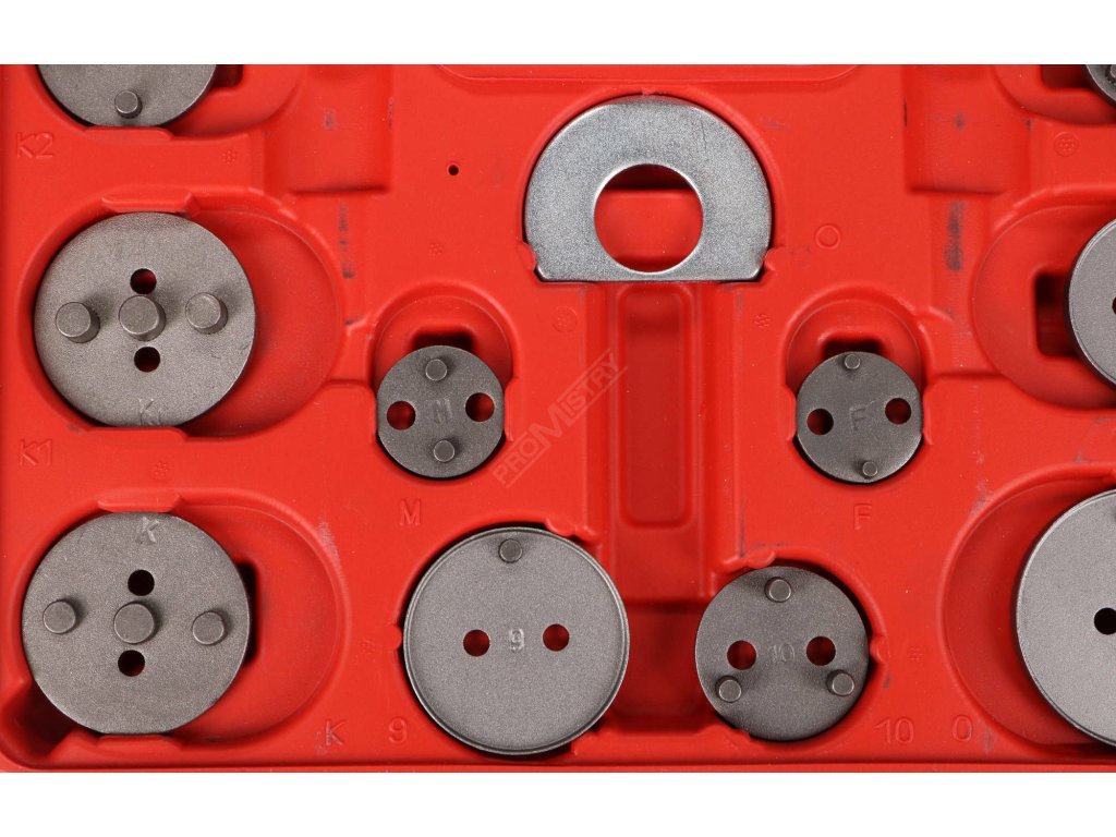 Stlačovák brzdových pístů MECHANIC BRAKE SET 22, sada 22ks