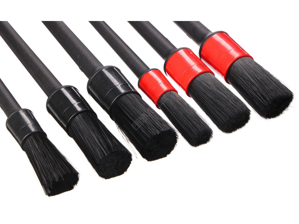 Sada precizních štětců pro čištění auta CAR DETAILING BRUSH 6, 6ks