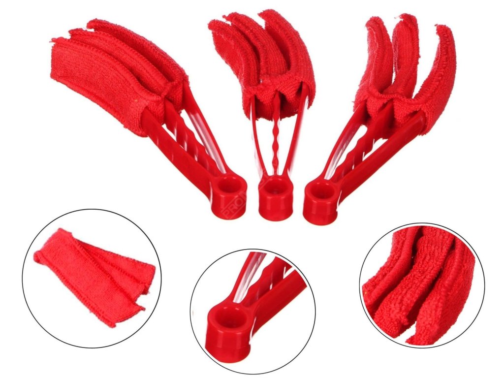 Sada kartáčů pro čištění klimatizace auta CAR DETAILING VENT BRUSH 3, 3ks