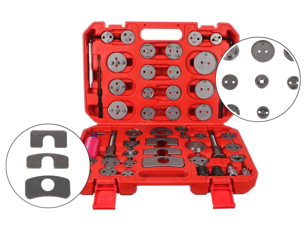 Stlačovák brzdových pístů MECHANIC BRAKE SET 50, sada 50ks