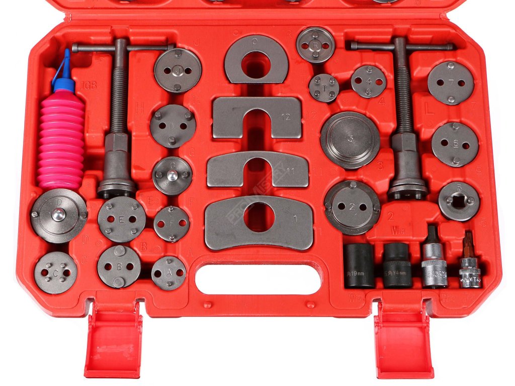 Stlačovák brzdových pístů MECHANIC BRAKE SET 50, sada 50ks