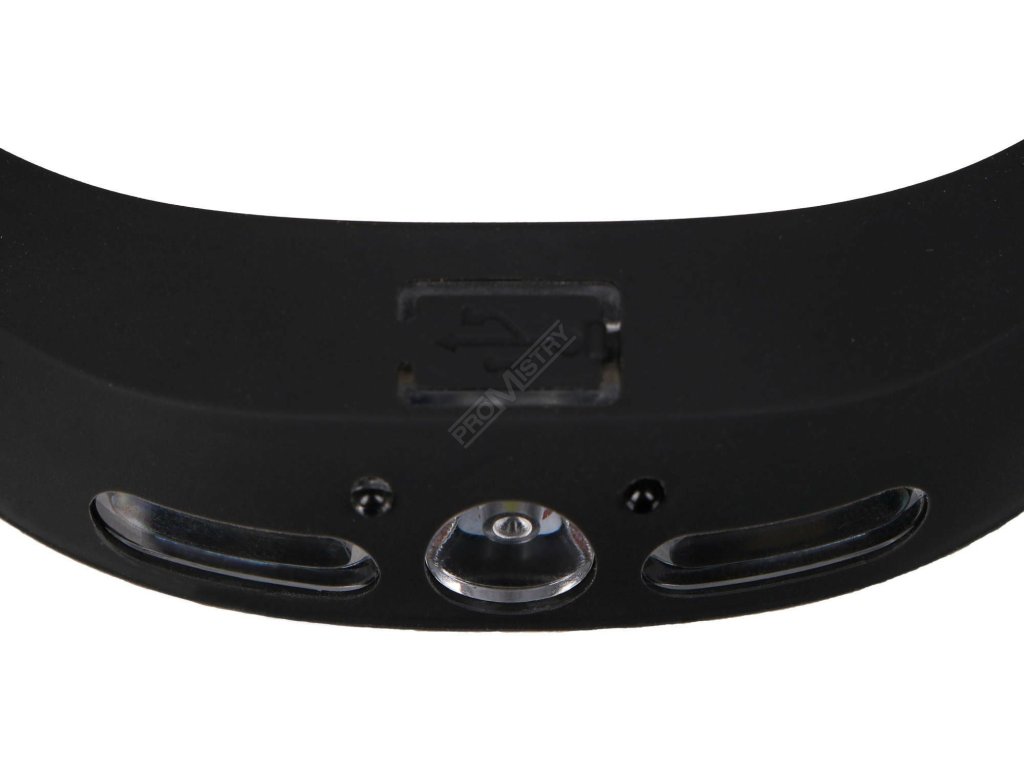 Čelovka s gumovým páskem a senzorem HEADLAMP SENSOR 1, 160 lm, XPG LED, COB, USB