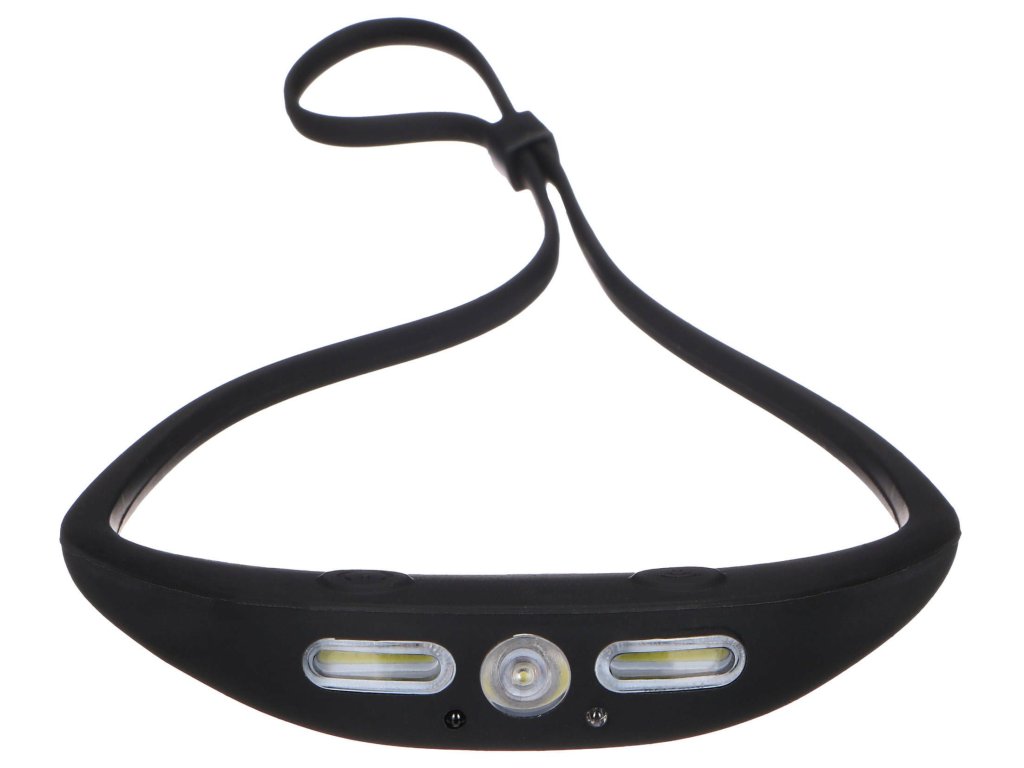 Čelovka s gumovým páskem a senzorem HEADLAMP SENSOR 1, 160 lm, XPG LED, COB, USB