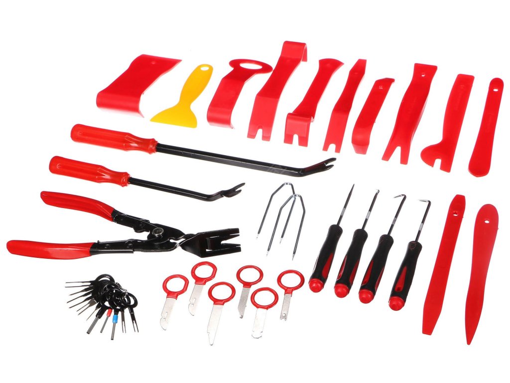 Multifunkční sada k demontáži čalounění a interiéru MECHANIC TRIM SET 38, 38ks
