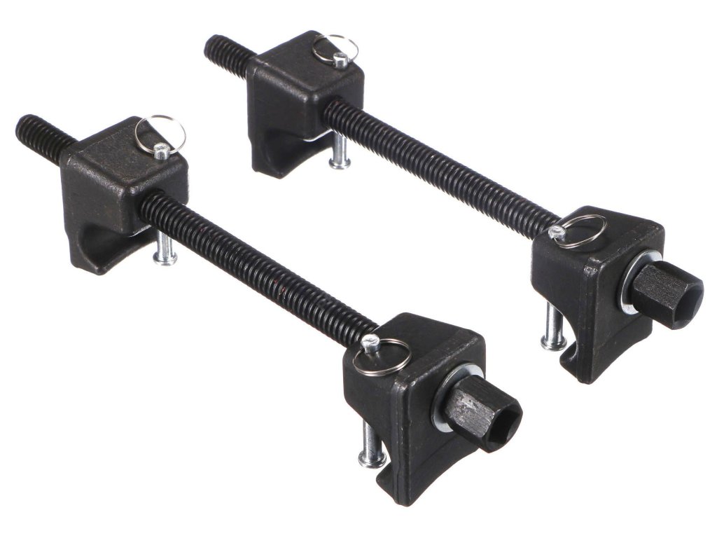 Stahovák pružin se závlačkou MECHANIC SPRING SET 4, heavy-duty, 380mm, 2ks