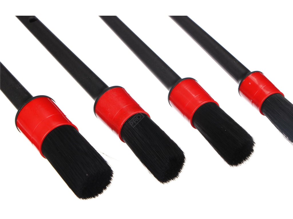 Sada měkkých precizních štětců pro čištění auta CAR DETAILING BRUSH 5 SOFT, 5ks