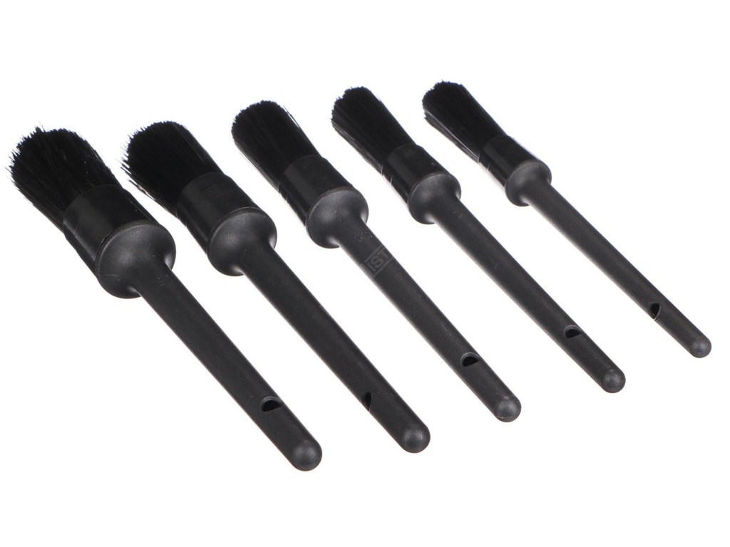 Sada tvrdých precizních štětců pro čištění auta CAR DETAILING BRUSH 5 HARD, 5ks