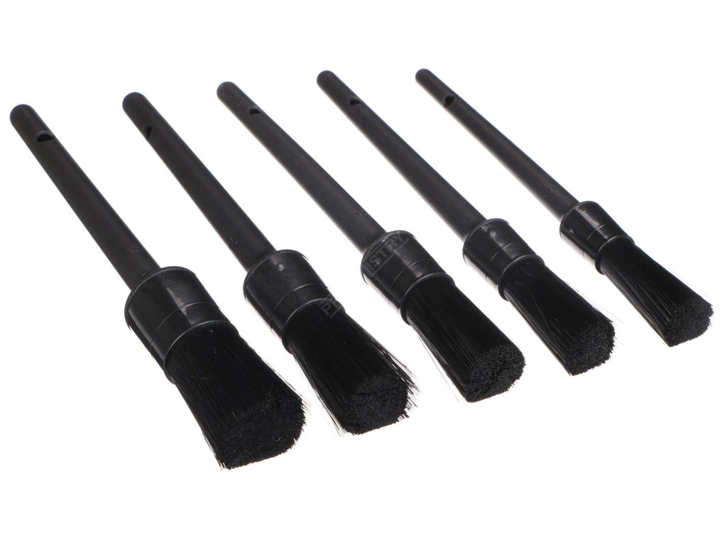 Sada tvrdých precizních štětců pro čištění auta CAR DETAILING BRUSH 5 HARD, 5ks