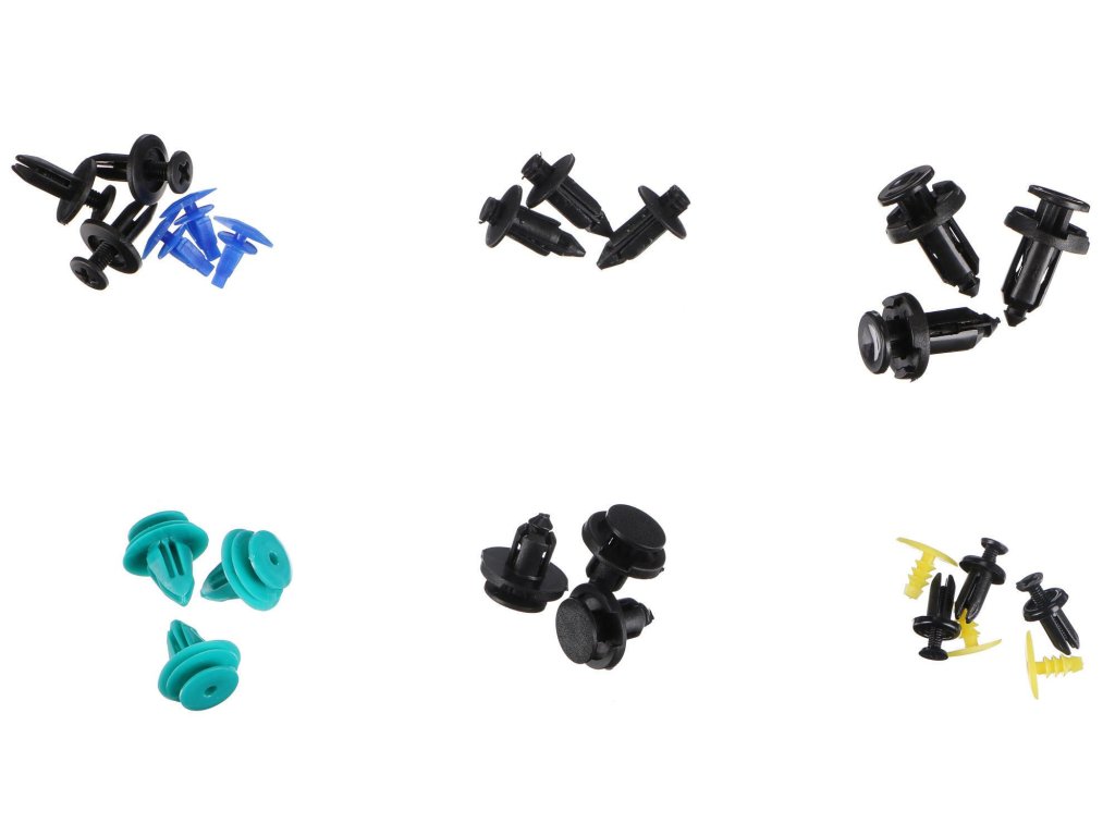 Sada spon, příchytek a kolíků pro čalounění vozidel MECHNIC TRIM CLIP SET 700