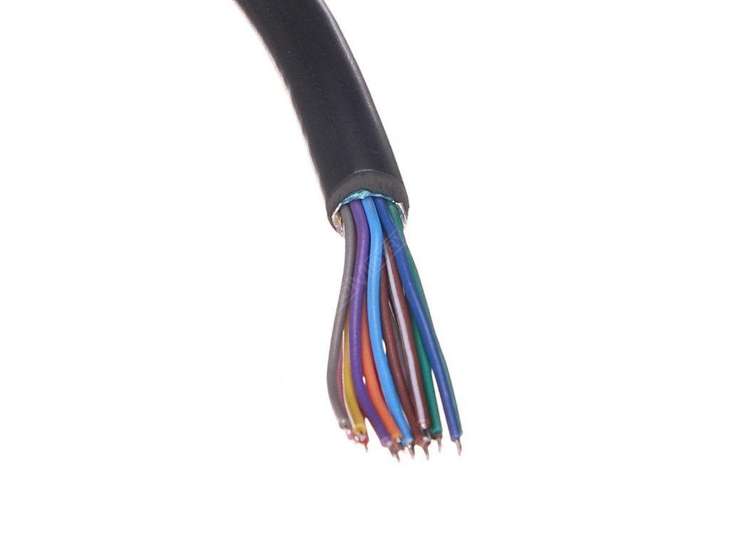 OBD-II prodlužovací kabel samec s 16 piny ukončený 30cm kabely MECHANIC CABLE 28