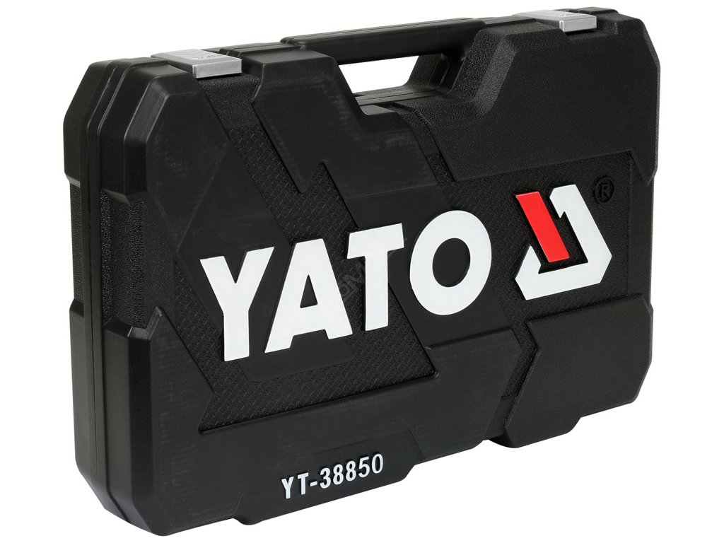 Gola sada 1/2", 3/8", 1/4" + příslušenství 198 ks Yato YT-38850