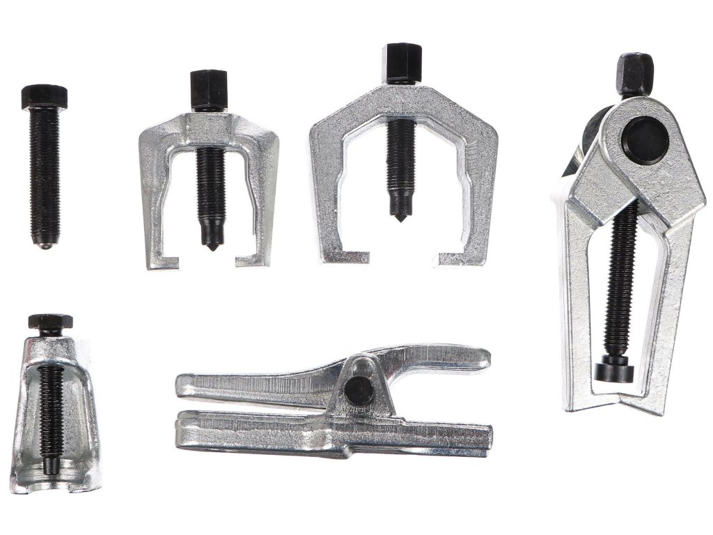 Sada stahováků kulových čepů a řídících tyčí MECHANIC PULLER SET 6, 6ks - poškozený kufr SIXTOL SIXTOL SX1176RO