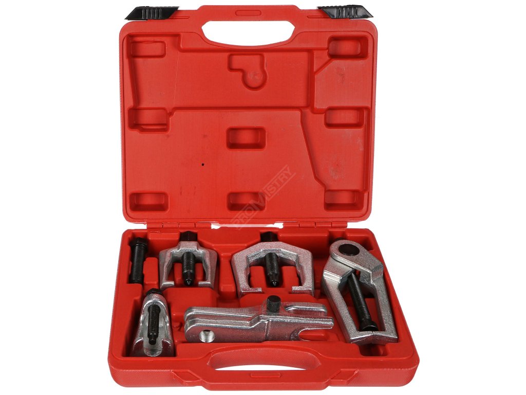 Sada stahováků kulových čepů a řídících tyčí MECHANIC PULLER SET 6, 6ks - poškozený kufr SIXTOL SIXTOL SX1176RO