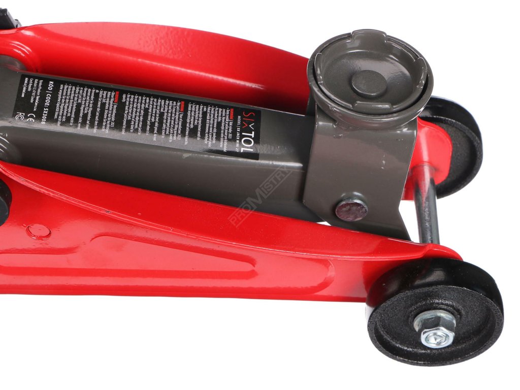 Pojízdný hydraulický zvedák 2t nízkoprofilový SX Jack MINI 2T, bez krabice SIXTOL SIXTOL SX3008RO