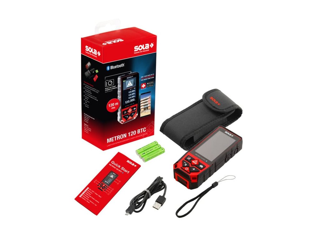 SOLA - METRON 120 BTC - Laserový dálkoměr s TB + kamera SOLA 71029501