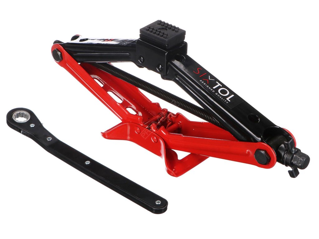 Nůžkový zvedák s ráčnou SX SCISSOR JACK 2T - Rozbaleno bez krabice SIXTOL SIXTOL SX3076RO