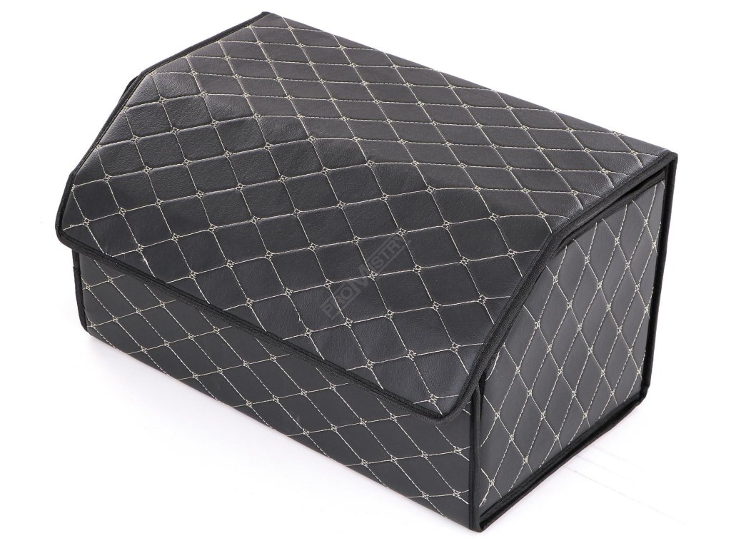 Organizér do kufru auta CAR COMPACT ELEGANT L, 2 přihrádky, skládací, s víkem SIXTOL SIXTOL SX1088