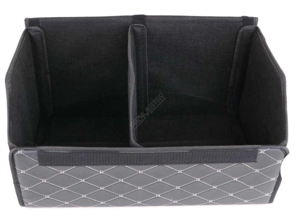 Organizér do kufru auta CAR COMPACT ELEGANT L, 2 přihrádky, skládací, s víkem SIXTOL SIXTOL SX1088