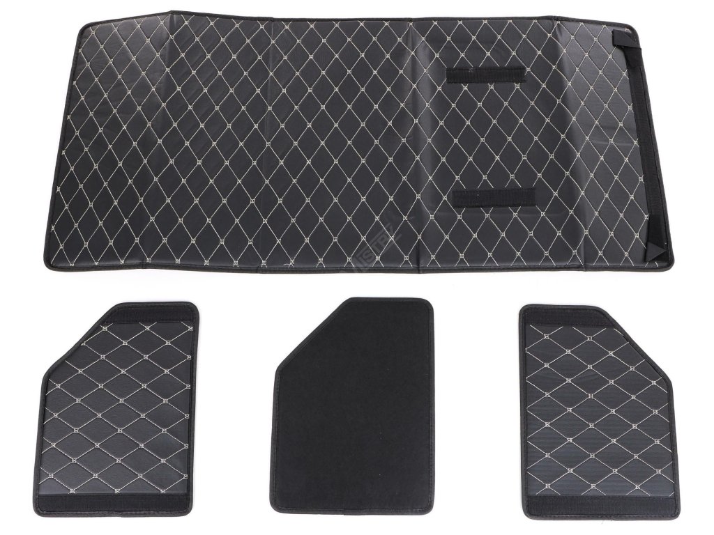 Organizér do kufru auta CAR COMPACT ELEGANT L, 2 přihrádky, skládací, s víkem SIXTOL SIXTOL SX1088