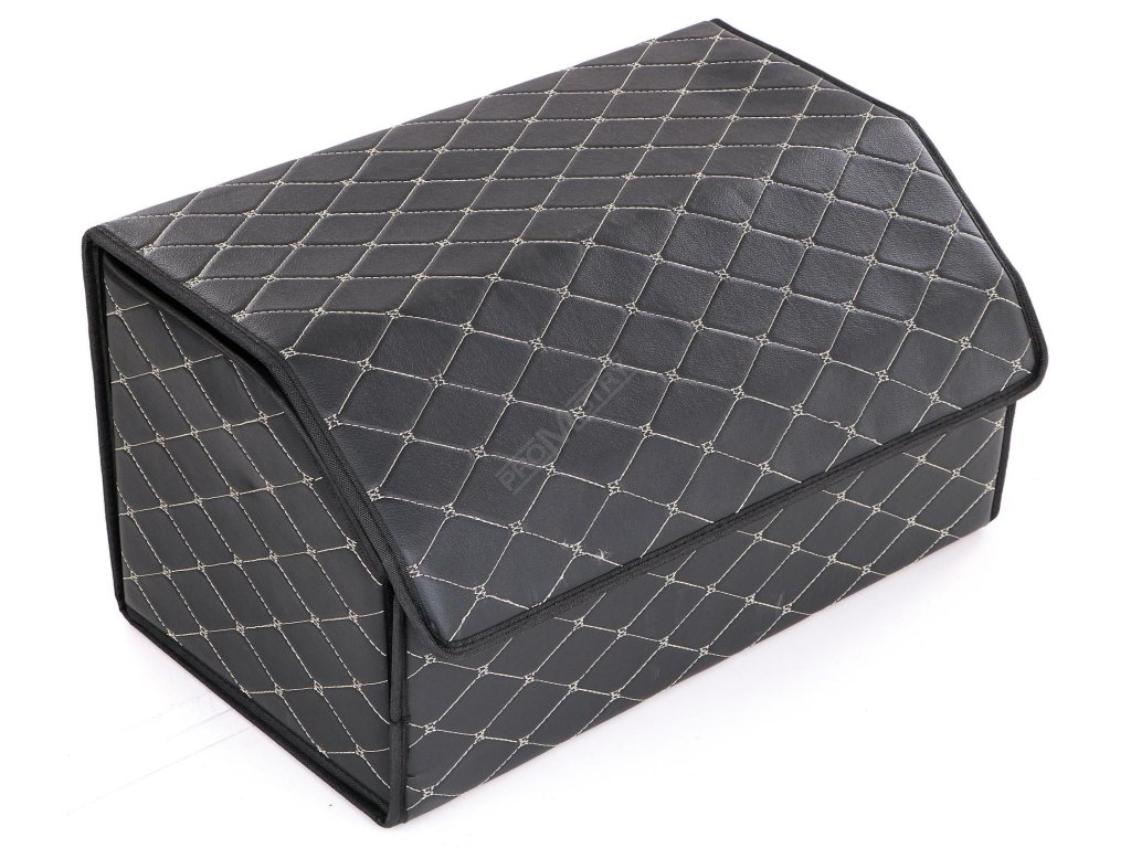 Organizér do kufru auta CAR COMPACT ELEGANT L, 2 přihrádky, skládací, s víkem SIXTOL SIXTOL SX1088
