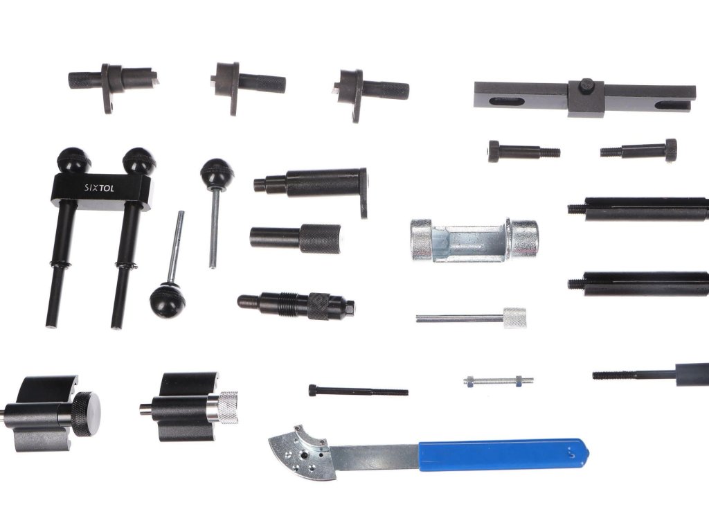 Přípravek pro časování naftových/benzínový motorů MECHANIC ENGINE TIMING 34, VAG TDI, 34ks SIXTOL SIXTOL SX1268
